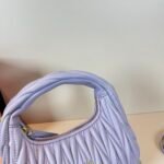 Miu Miu Wander matelassé nappa leather hobo bag handbag - Bag - Image 8