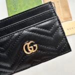 Gucci GG Marmont card case black leather-wallet - Image 7
