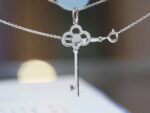 Tiffany Keys Mini Crown Key Pendant Necklace - Image 3
