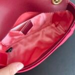 Gucci GG Marmont Velvet Collection - Deep Red Bag - Image 8