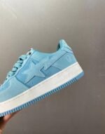 A BATHING APE® Bape Sta LOW Low Blue Suede - Shoes - Image 6