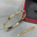 Cartier LOVE Bracelet, Paved, Small Model - Image 4