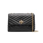 Tory Burch Kira Chevron Convertible Small Shoulder Bag - Black