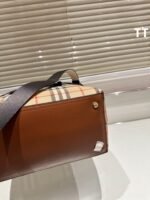 BURBERRY Calfskin Vintage Check Triple Stud Mini Belt Bag Archive Beige - Bag - Image 10