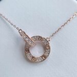 Cartier LOVE Pendant, Paved - Image 5