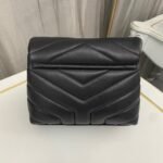 SAINT LAURENT Loulou Toy quilted leather shoulder bag black - Bag - Image 4