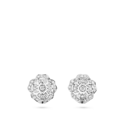 Chanel Bouton de Camélia earrings