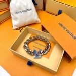 Louis Vuitton Enamel LV Chain Bracelet - Image 4