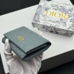Dior Caro Montaigne Glycine Wallet-Haze Blue Wallet - Image 3