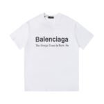 Balenciaga Logo T-shirts - Clothing