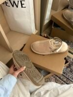 UGG Suede Slippers Sandy Color - Shoes - Image 4