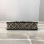 Tory Burch Navy Blue Monogram Jacquard Studio Shoulder Bag - Image 5
