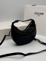 Teen Celine Lulu IN Grained Calfskin Bag- Black - Image 10