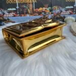 [TOP] Dolce & Gabbana Patent Leather Crossbody Bag - Gold Bag - Image 8
