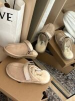 UGG Suede Slippers Sandy Color - Shoes - Image 2