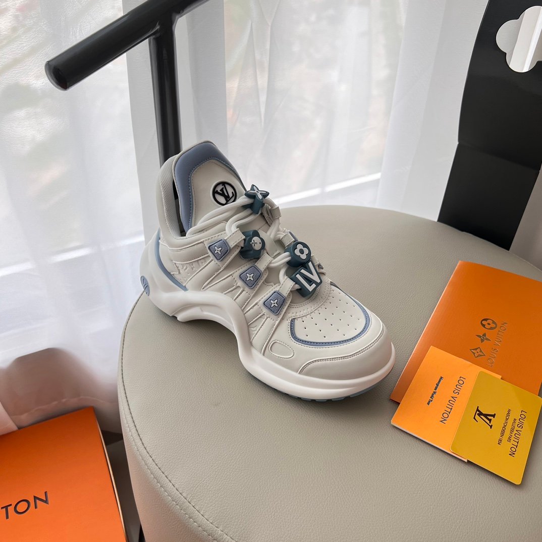 5d5de4c95f2e945f9d73483179b893e2 Louis Vuitton Archlight Athletic Light Blue Shoes - Image 1