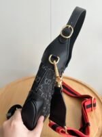 Gucci Small Jackie 1961 Bag in Horsebit Black Denim and GHW - Bag - Image 6