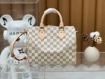 Louis Vuitton Speedy Bandoulière 25 Damier Azur Canvas Women Handbag - Bag - Image 4