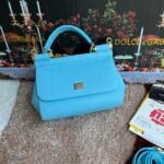 [TOP] Dolce & Gabbana Sicily Handbag - Light Blue Bag - Image 2