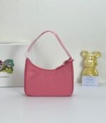 Prada Hobo Medieval Moon Bag - Red Bag - Image 10