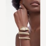 Bvlgari Serpenti Tubogas Watch, Yellow gold, Diamonds, Diameter: 35mm - Image 4