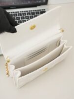 [TOP]Dior Mini Bag Latte Cannage Lambskin - Image 10