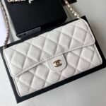 Chanel 23 Wallet on Chain- White Bag - Image 5
