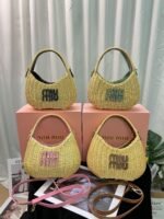 miumiu Wander matelassé nappa leather hobo bag - Pink - Image 9