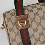 Gucci Mini GG Beige and brown GG canvas Handbag - Image 9