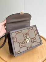 Gucci Jumbo GG Canvas Small Ophidia Top Handle - Bag - Image 5