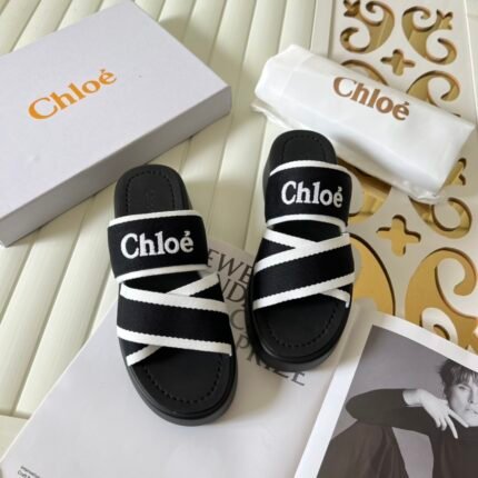 CHLOE CHLOÉ 'MILA' SLIDES SANDALS SLIPPERS - Shoes