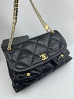 Chanel Maxi Shopping Bag - Black - Image 4