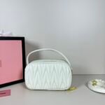 Miu Miu Logo Patch Zipped Clutch Bag - Image 2