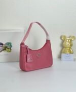 Prada Hobo Medieval Moon Bag - Red Bag - Image 3