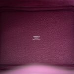 Hermes Clemence Picotin Lock Bag Golden Hardware-Purple Bag - Image 2