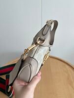 Gucci Jackie 1961 Mini GG And Leather Bag - Image 4