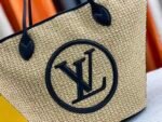 Louis Vuitton Raffia Saint Jacques Tote Black - Bag - Image 9