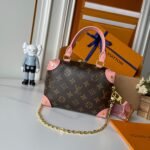 Louis Vuitton Monogram Petite Malle Souple - Peach - Image 6