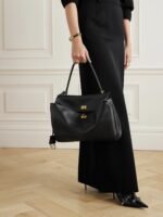 BALENCIAGA Rodeo leather shoulder bag in Black and aged-golden hardware Multiple Size - Bag - Image 17