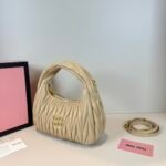Miu Miu Wander matelassé nappa leather hobo bag handbag - Bag - Image 5