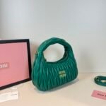 Miu Miu Wander matelassé nappa leather hobo bag handbag - Bag - Image 3
