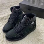 Travis Scott x Air Jordan 1 high OG Black Phantom - Shoes - Image 8