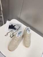 New Balance 574 Miu Miu Denim Colonial Beige Shoes - Image 3