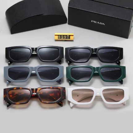 Prada Multi-Color Logo Sunglasses Eyewear - Accessories