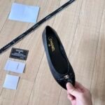 Chanel Ballet flats Calfskin & Grosgrain Black - Shoes - Image 2