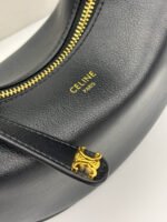 Teen Celine Lulu IN Grained Calfskin Bag- Black - Image 9