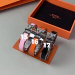 Hermes Clic H Enamel Palladium Plated Narrow Bracelet - Accessories - Image 8