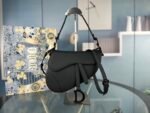 Dior Black Saddle Bag - Image 2