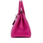 [TOP] Hermes Rose Pourpre Togo Birkin Palladium Hardware - Image 6