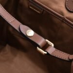 Burberry Invisible War Horse Shopper - Checkered Brown Bag - Image 7